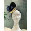 SH 606-1 Креативная шляпка на ободке с вуалью