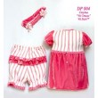 DP 004 Платье и штанишки розово-белые