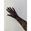 PR 096 Ажурные черные перчатки  
