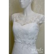 WD 150 Свадебное платье белое с рукавчиком кружево