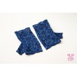 PR 163 Перчатки-митенки синие