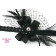 SH 483-black Украшение-повязка в стиле 20х "Гэтсби" в черном цвете