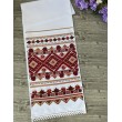 RU 033 Рушник красный печатный