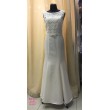 WD 244 Платье в цвете айвори атласное с кружевом