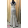 WD 244 Платье в цвете айвори атласное с кружевом