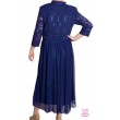 V 191 Платье и жакет синего цвета 54-56р
