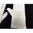 DPR 015 Перчатки атласные белые с кружевом