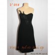 Платье черного цвета V 014