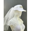 SH Cap 01 Кепка Bride с фатой на девичник