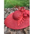 SH 616 Красная шляпа с большими полями