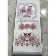 PL 079-red Набір Вінчальний білий-бордо