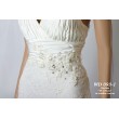 Свадебное кружевное платье в стиле "ампир" цвета айвори 44-46р WD 093-1
