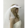 SH Cap 10 Козырек Bride с фатой на девичник