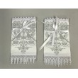 PL 096-3-silver Тримачі-платочки срібна вишивка бавовна