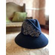 SH fetr 649 Шляпа с вышивкой цвета индиго