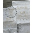 PL 079-cream-3151  Набір на вінчання бавовна крем-пудра