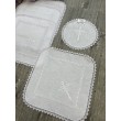 PL 086-3-mini  Набір платочків біла бавовна