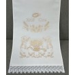 RU 086-korovai-3152  Рушник під коровай золот-беж бавовна