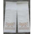 PL-RU-p 190-5381-5261-domik  Пара рушників домотк пудра-крем
