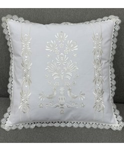POD 125  Подушка нареченої бавовна дерево молочна 50х50
