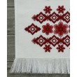 RU 186-red  Рушник домоткане ромби червоний На Щастя Долю