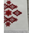 RU 186-red  Рушник домоткане ромби червоний На Щастя Долю