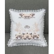 POD 129  Подушка нареченої бавовна пудра-беж 40х40