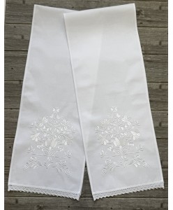 PL-RU 198  Пара рушників бавовна дерево життя біле 30х150