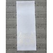 RU 145-linen-5401  Рушник льон білий-айв 30х150см