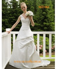 WD 064 Свадебное платье с кружевным лифом