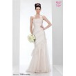 WD 127 Платье рыбка с драпировкой из органзы Theia Couture